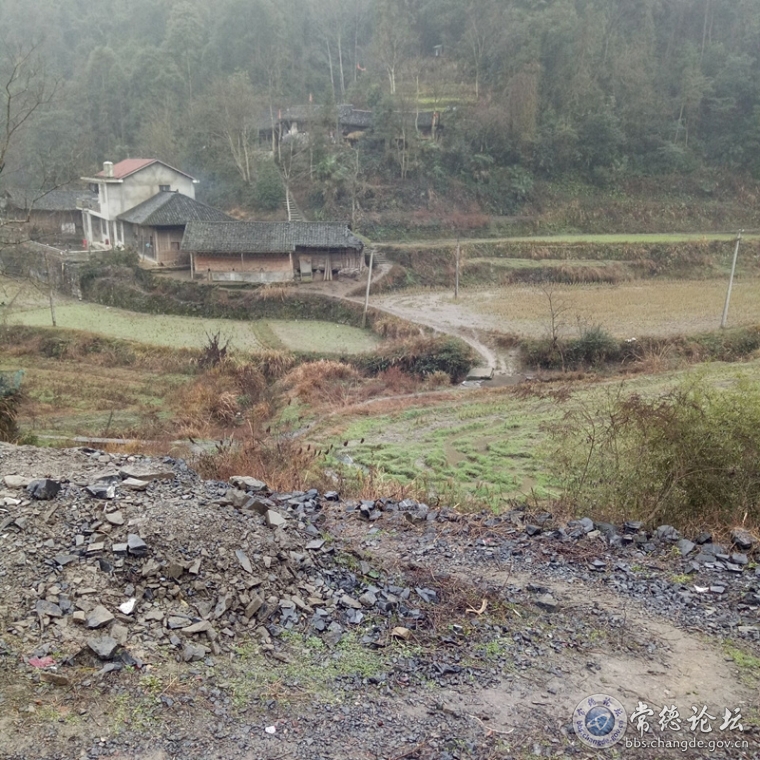 公路到对面家中的路