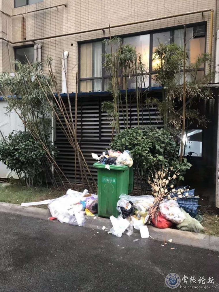 垃圾堆成山