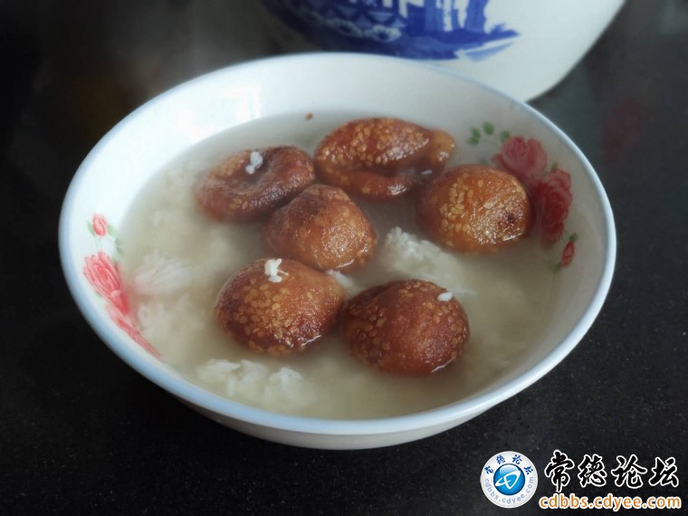和甜酒一起煮开